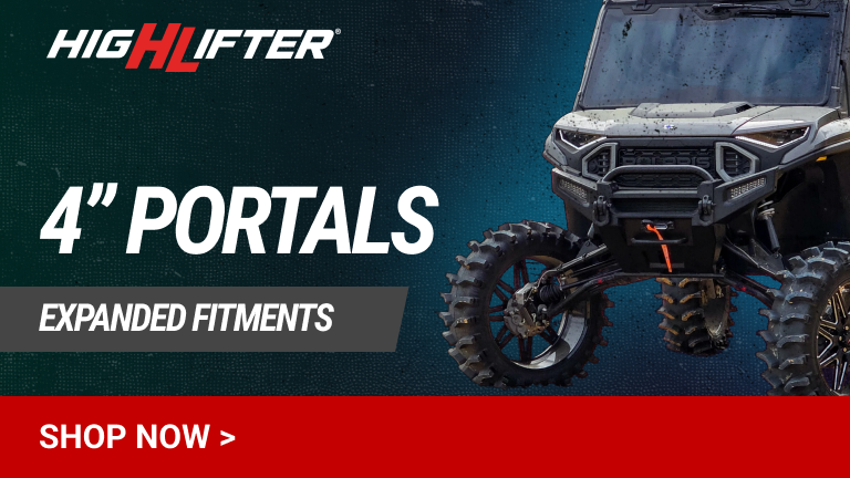 New Product Alert! - 4 Inch portals for the Polaris Xpedition, Ranger 1500, Can-Am Defender HD11 and Gen3 Outlander!